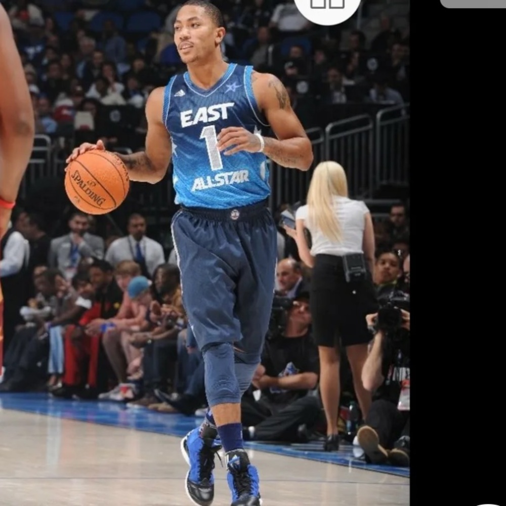 Adidas Derrick Rose- adizero Blue basketball shoes. Size 12 - Picture 11 of 11